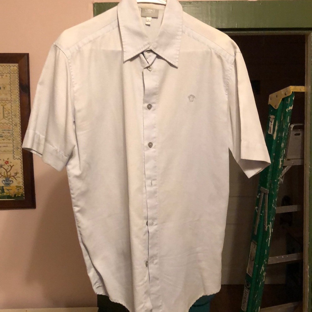 Versace Jeans SS Button Up Shirt Medusa Logo